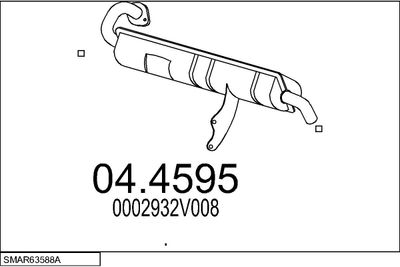 SISTEM DE ESAPAMENT MTS SMAR63588A009339