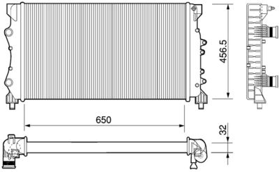 Radiateur - CR1110000P - MAHLE