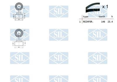 SET CUREA DE DISTRIBUTIE Saleri SIL TK1292 1