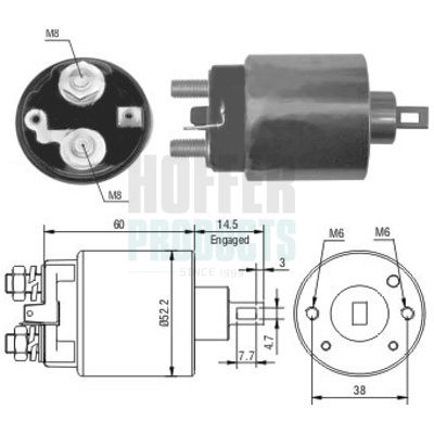 SOLENOID ELECTROMOTOR