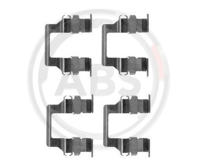 Комплектующие, колодки дискового тормоза A.B.S. 1164Q для MITSUBISHI 3000