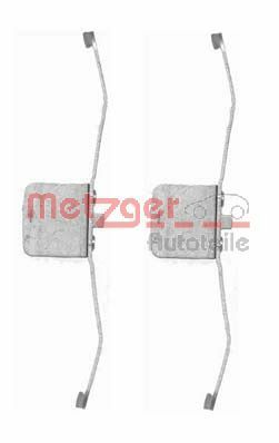 Комплектующие, колодки дискового тормоза METZGER 109-1639 для SEAT EXEO
