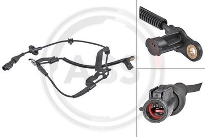 Czujnik, prędkość obrotowa koła A.B.S. 31847