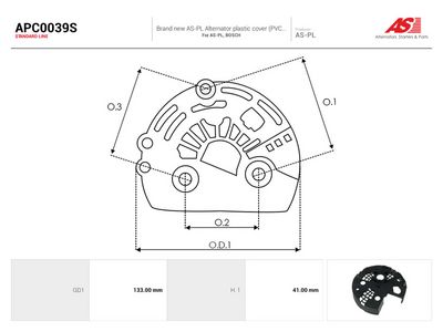 Čepička, generátor AS-PL APC0039S