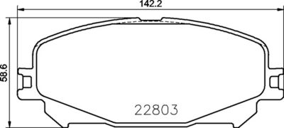 Комплект тормозных колодок, дисковый тормоз BREMBO P 68 071 для RENAULT TALISMAN
