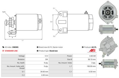 STARTER AS-PL S9830S 4
