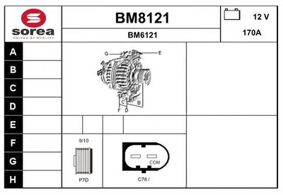 GENERATOR SNRA BM8121