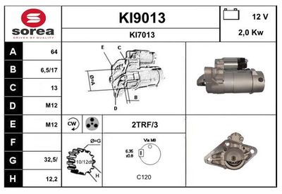 STARTER SNRA KI9013