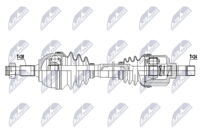 Wał napędowy NTY NPW-CT-144