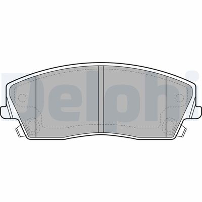 Brake Pad Set, disc brake LP2034