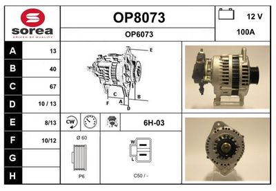 GENERATOR SNRA OP8073