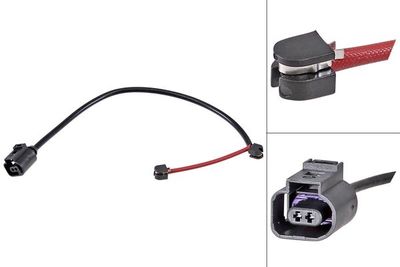 Styk ostrzegawczy, zużycie okładzin hamulcowych A.B.S. 39448