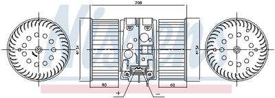 INNENRAUMGEBLäSE NISSENS 87448 5