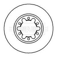 BORG & BECK BBD4031 Тормозные диски для MAZDA E Фургон (SR2) E2200 D