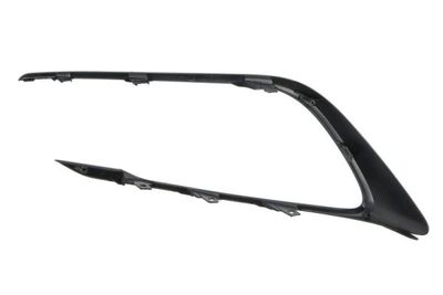 Bumperframe Rechts (zwart glanzend) past: TOYOTA AURIS E18 05.15-03.18