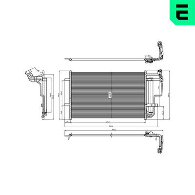 CONDENSATOR CLIMATIZARE ERA 667409