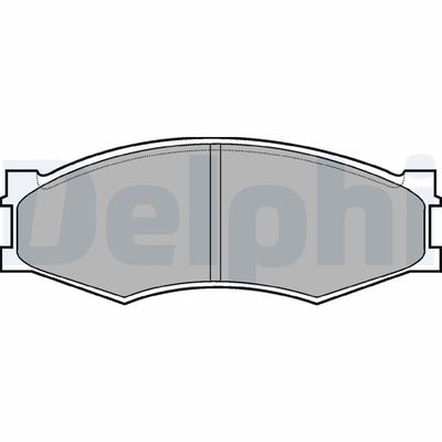 Zestaw klocków hamulcowych, hamulce tarczowe DELPHI LP358