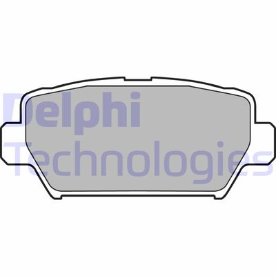 Комплект тормозных колодок, дисковый тормоз DELPHI LP3433 для MITSUBISHI ECLIPSE	CROSS