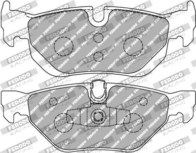 BREMSBELAGSATZ SCHEIBENBREMSE FERODO RACING FCP1807H 1