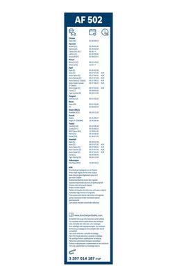 WISCHBLATT BOSCH 3397014187 2