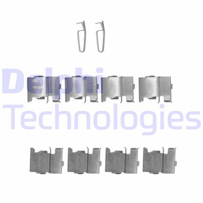 Комплектующие, колодки дискового тормоза DELPHI LX0522 для MITSUBISHI ECLIPSE	CROSS