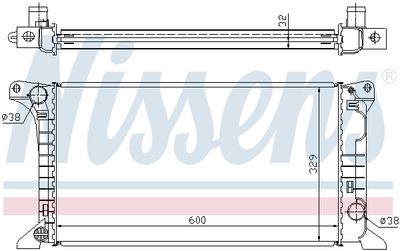 Radiator, engine cooling 62369A