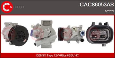 COMPRESOR CLIMATIZARE CASCO CAC86053AS