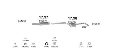SISTEM DE ESAPAMENT POLMO POLMO07114