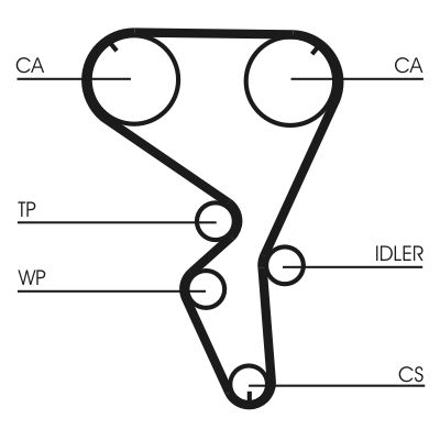 SET CUREA DE DISTRIBUTIE CONTINENTAL CTAM CT1101K1 1