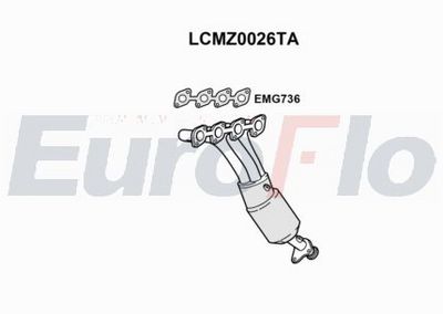 Katalizator EUROFLO 2711400109