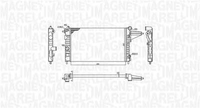 MAGNETI MARELLI Kühler, Motorkühlung