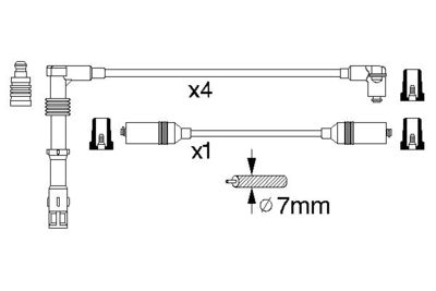BOSCH Zündleitungssatz