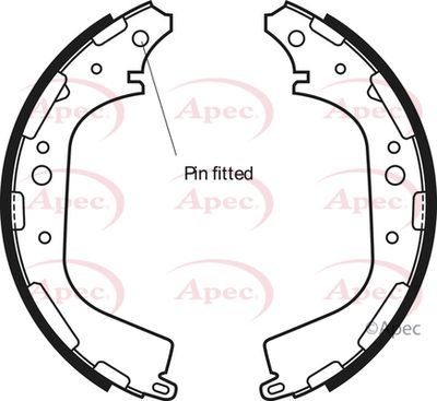 Brake Shoe Set APEC SHU549