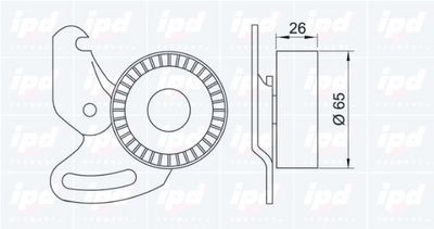 ROLA INTINZATOR CUREA TRANSMISIE IPD 140988 1