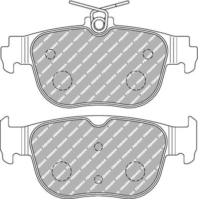 Sada brzdových destiček, kotoučová brzda FERODO RACING FCP5356H
