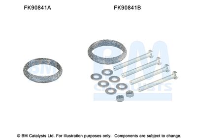 Монтажный комплект, катализатор BM CATALYSTS FK90841 для MERCEDES-BENZ S-CLASS