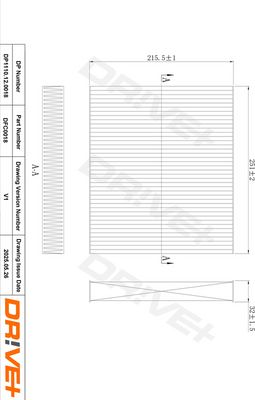 FILTRU AER HABITACLU DR!VE+ DP1110120018 6