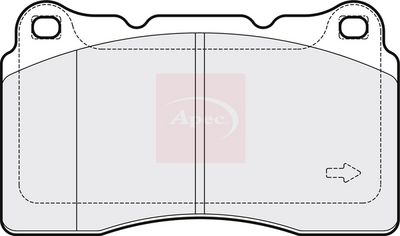 APEC Brake Pad Set, disc brake PAD2067