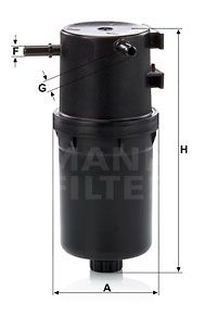 Топливный фильтр MANN-FILTER WK 9016 для VW AMAROK