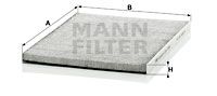 Фильтр, воздух во внутренном пространстве MANN-FILTER CUK 3059 для OPEL OMEGA