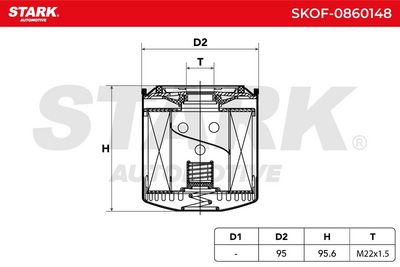 маслен филтър STARK SKOF-0860148