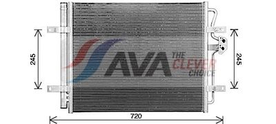 кондензатор, климатизация AVA Clever Choice VN5433D