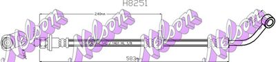 спирачен маркуч KAWE H8251