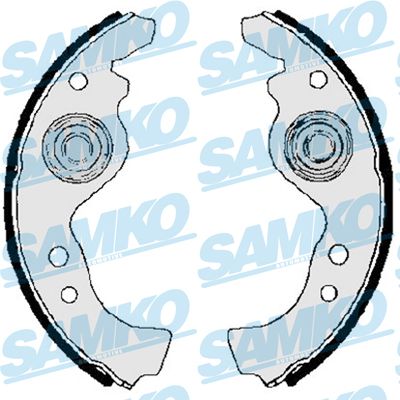 Комплект тормозных колодок SAMKO 80900 для FIAT 147