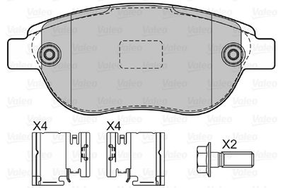 Brake Pad Set, disc brake 601465