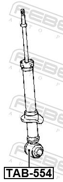 Bush, shock absorber TAB-554