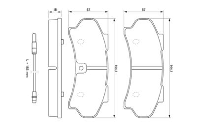 SET PLACUTE FRANA FRANA DISC BOSCH 0986424046