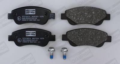 Sada brzdových destiček, kotoučová brzda CHAMPION 573135CH