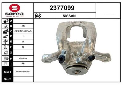 BREMSSATTEL EAI 2377098E