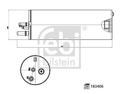 KRAFTSTOFFFILTER FEBI BILSTEIN 183406 2